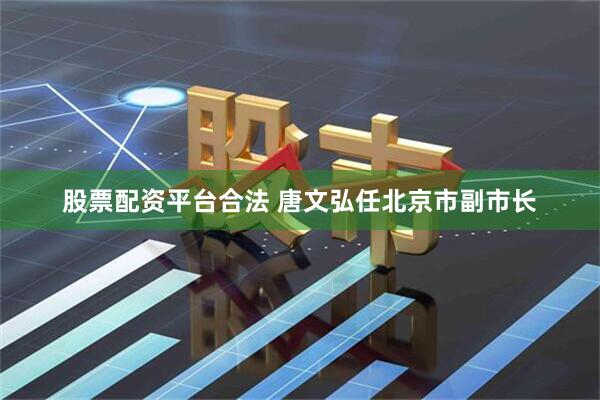 股票配资平台合法 唐文弘任北京市副市长